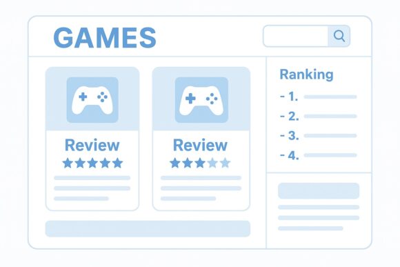 AIの光がスマホに届き、おすすめゲームが浮かび上がる表現のイメージ